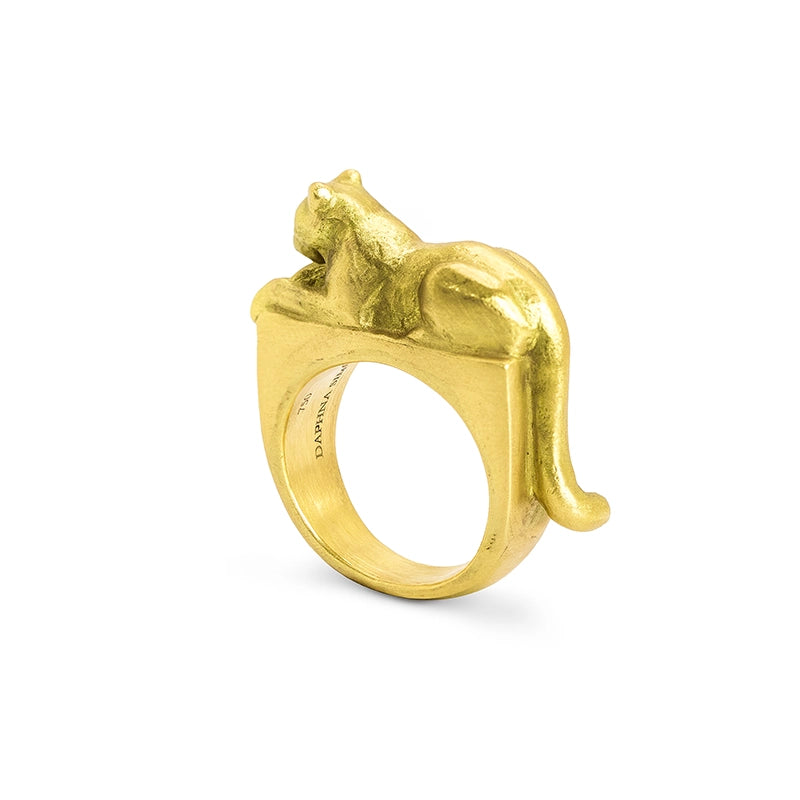 Signature Gold Leopard Ring - Daphna Simon Jewelry