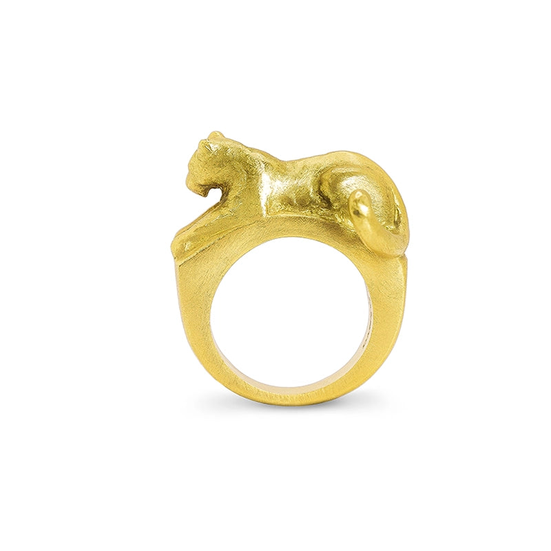 Signature Gold Panther Ring - Daphna Simon Jewelry