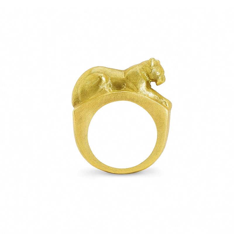 Signature Gold Panther Ring - Daphna Simon Jewelry