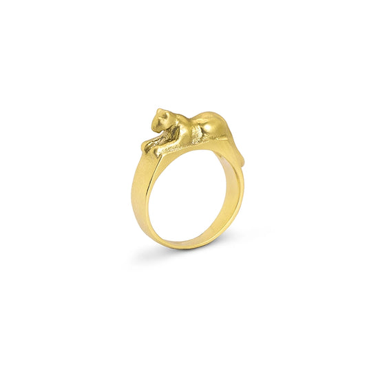 Small Gold Leopard Ring - Daphna Simon Jewelry