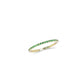 Gold Green Tsavorite Gemstone Eternity Ring - Daphna Simon Jewelry