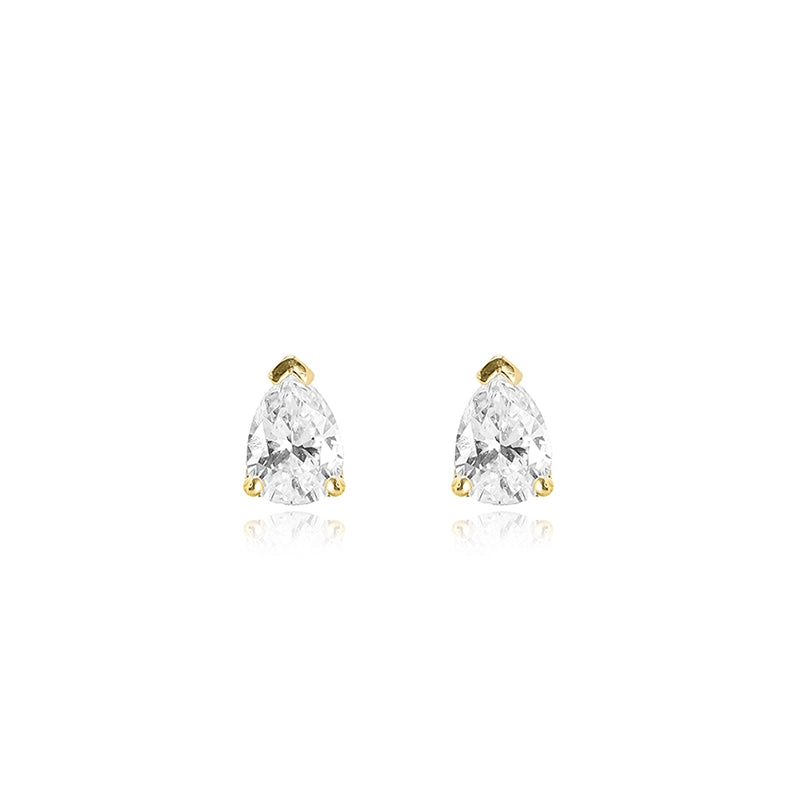 Pear-Shaped Diamond Stud Earrings - Daphna Simon Jewelry