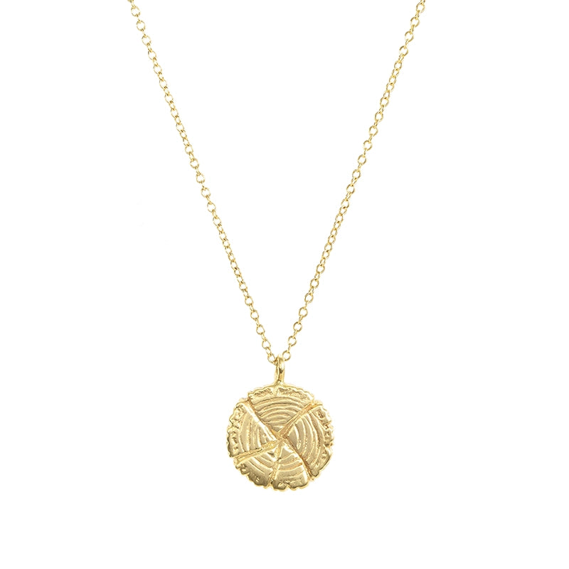 Gold Log Necklace - Daphna Simon Jewelry