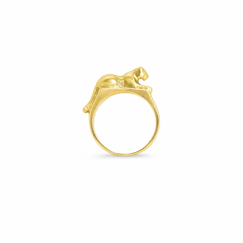 Small Gold Leopard Ring - Daphna Simon Jewelry