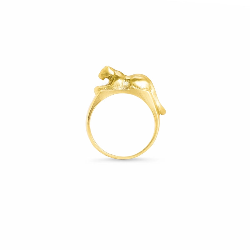 Small Gold Leopard Ring - Daphna Simon Jewelry